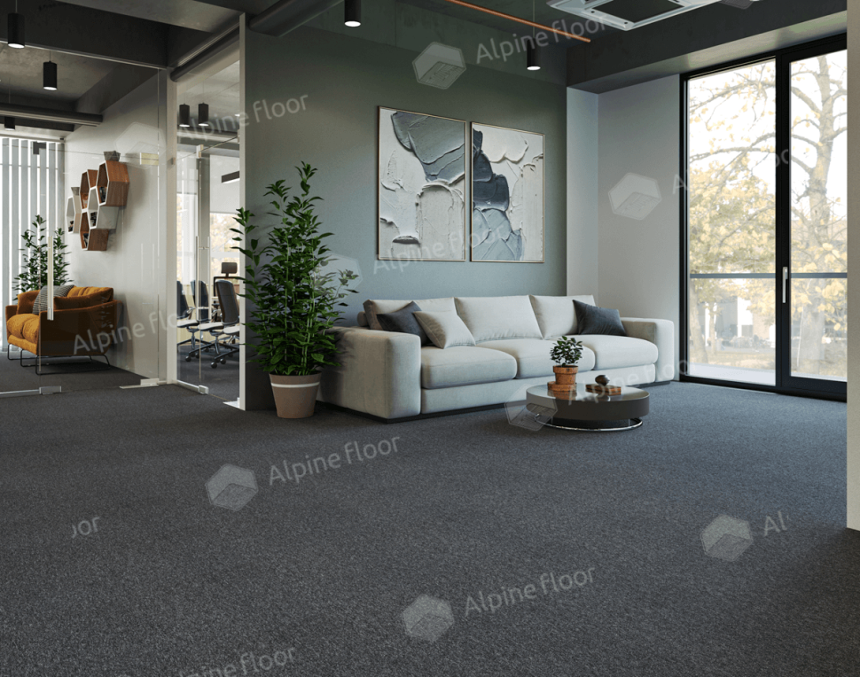 Ковровая плитка Alpine floor Huron 402-4 Детройт