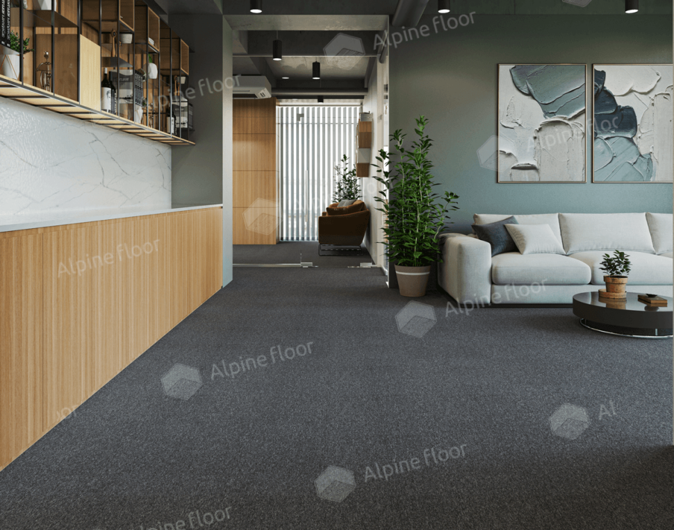 Ковровая плитка Alpine floor Huron 402-4 Детройт