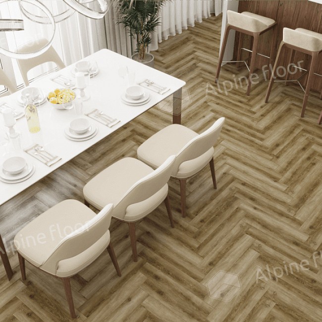 Ламинат Alpine floor Original Herringbone 12 Pro 106-09 Дуб Марсель
