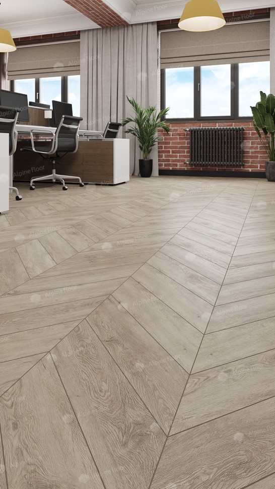 Кварц-винил Alpine floor Chevron 18-11 Карите