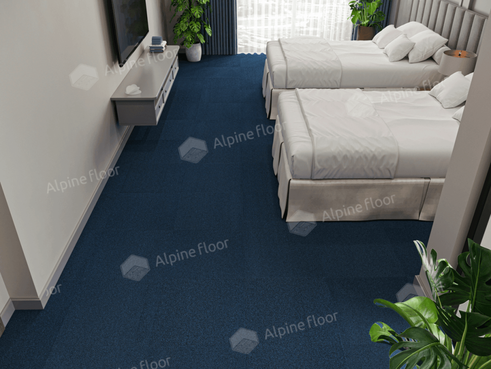 Ковровая плитка Alpine floor Huron 402-5 Ниагара