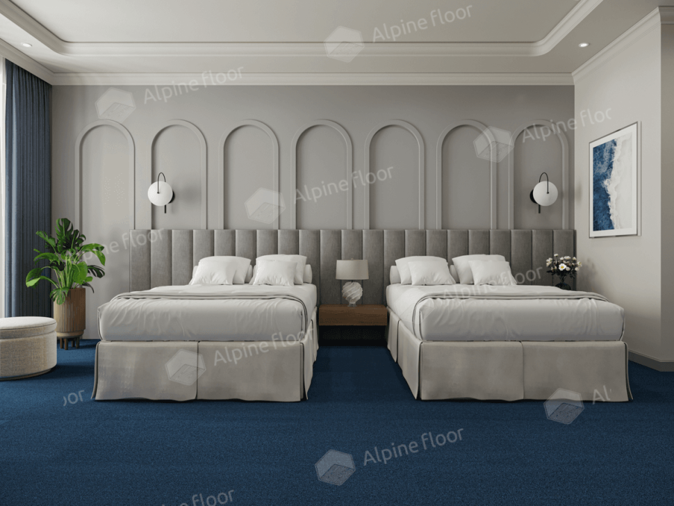 Ковровая плитка Alpine floor Huron 402-5 Ниагара