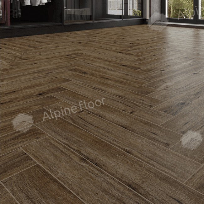 Ламинат Alpine floor Original Herringbone 12 Pro 106-10 Дуб Бордо 