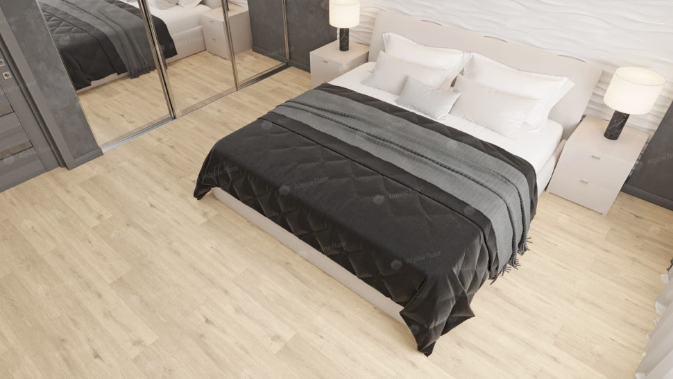 Кварц-винил Alpine floor Классика 106-2 Дуб Ваниль MC 