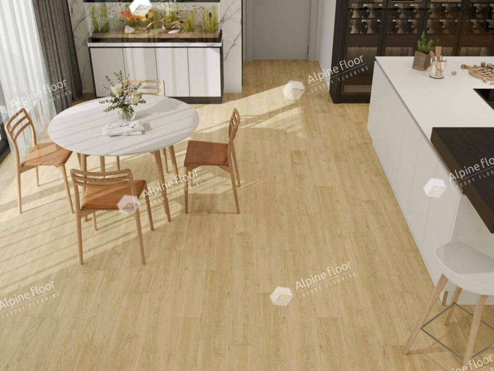 Кварц-винил Alpine floor Изящная классика (Classic Light) 106-33 Дуб Ваниль Селект