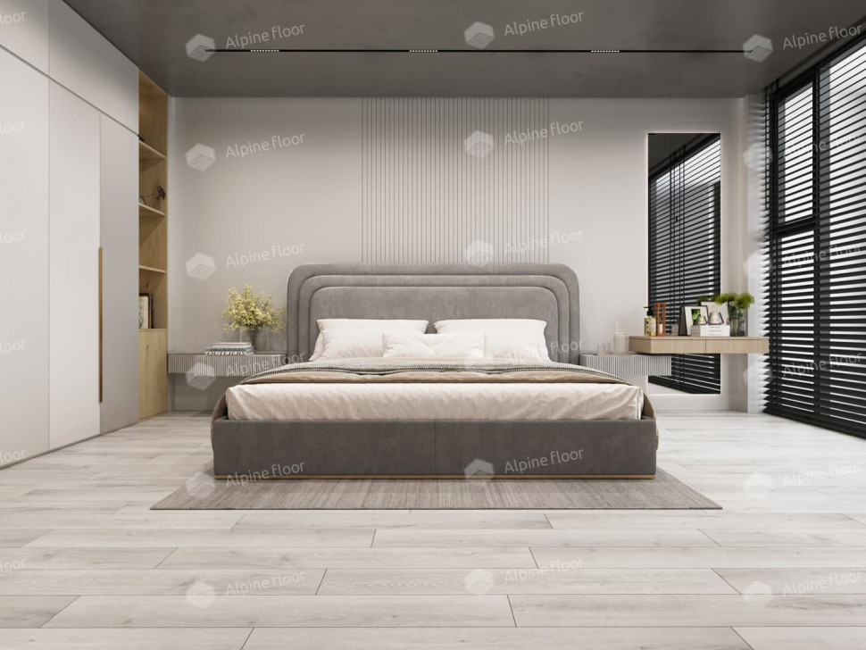 Кварц-винил Alpine floor Изящная классика (Classic Light) 134-55 Ясень Серый