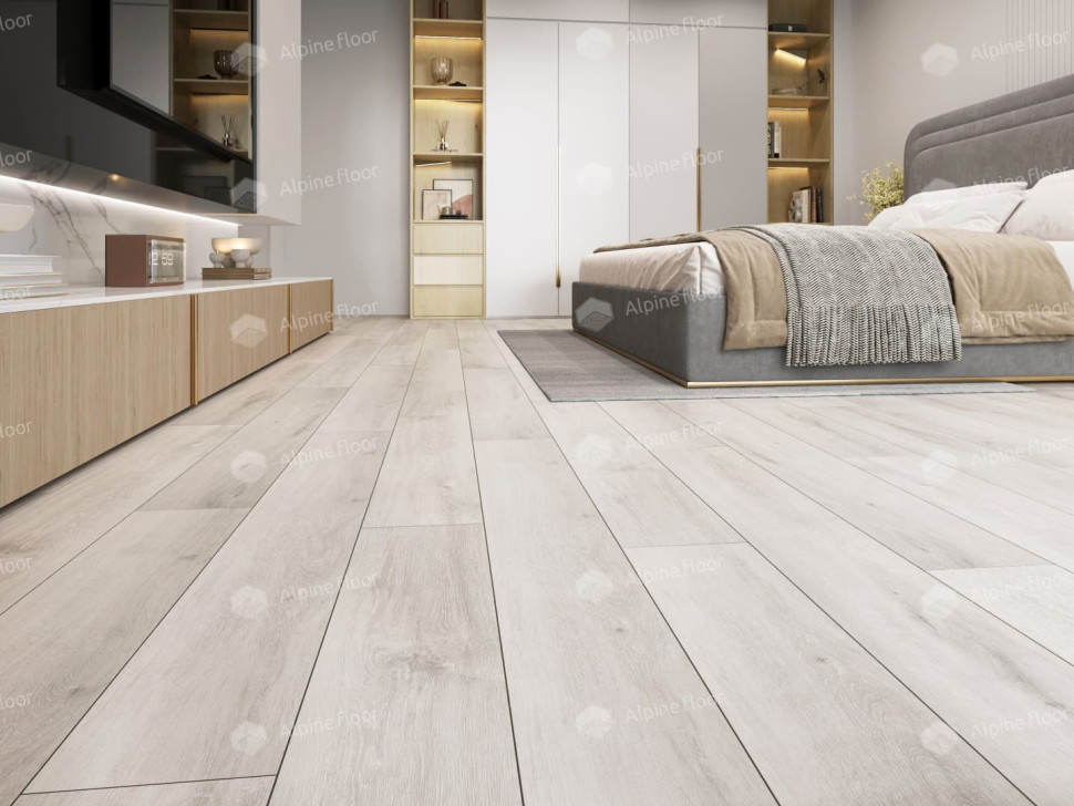 Кварц-винил Alpine floor Изящная классика (Classic Light) 134-55 Ясень Серый