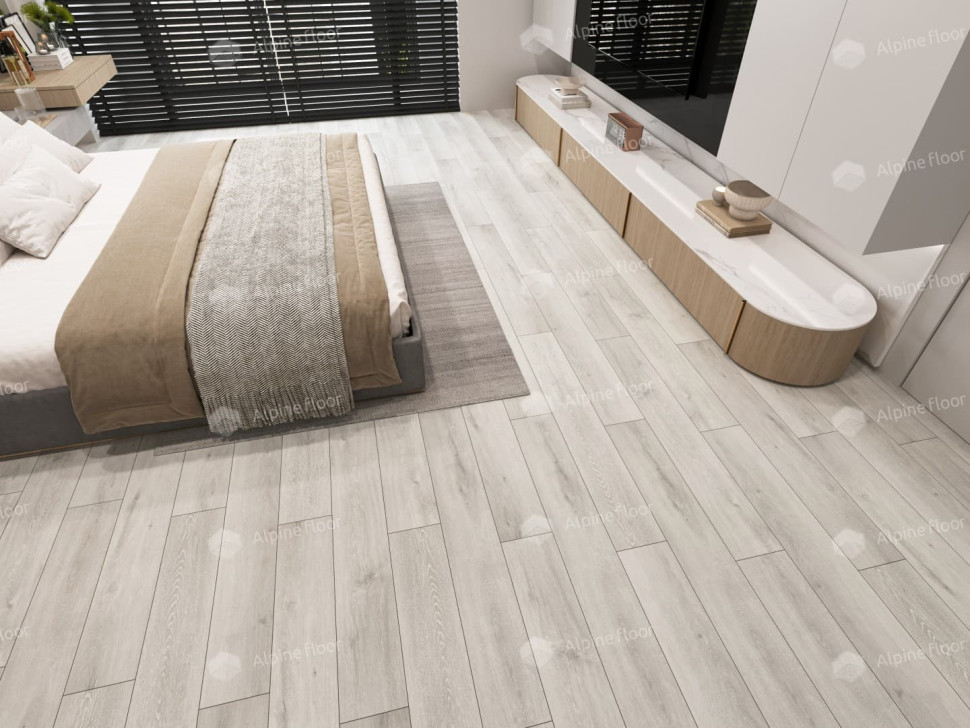 Кварц-винил Alpine floor Изящная классика (Classic Light) 134-55 Ясень Серый