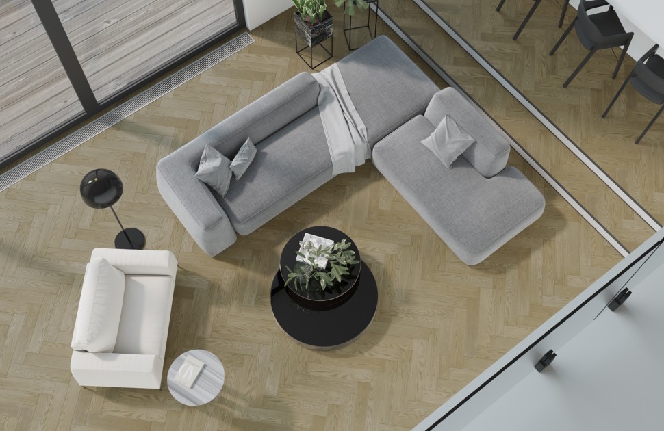 Кварцевый паркет Quartz Parquet Штучный паркет  44-419 Дуб Карельский