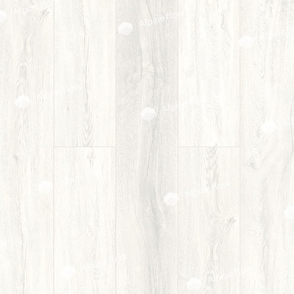 Кварц-винил Alpine floor Насыщенный (Intense) 9-9 Белый Лес