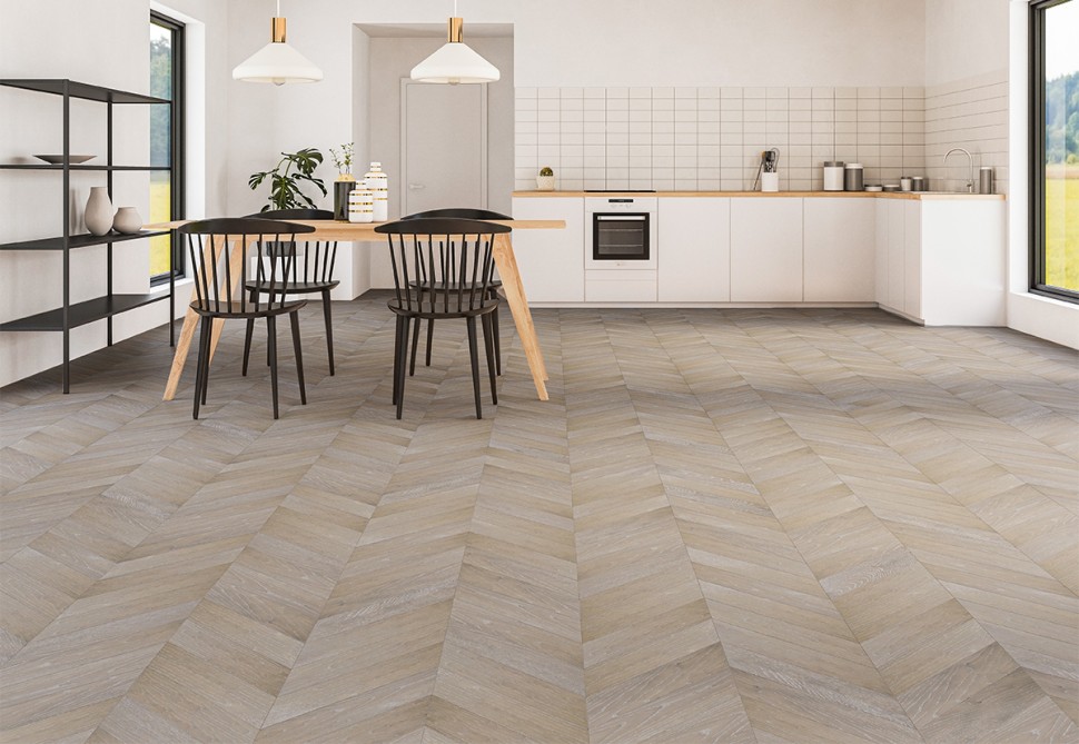 Инженерная доска Gran Parte Аргенто Французская ёлка