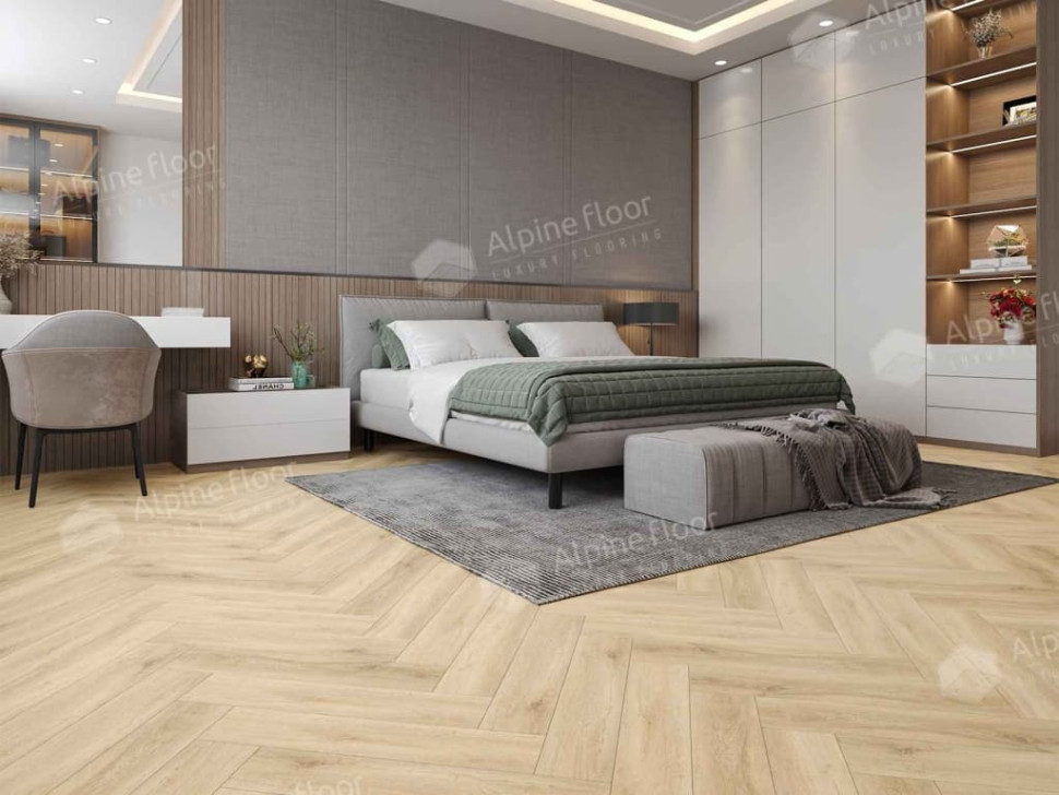 Кварц-винил Alpine floor Parquet LVT 16-24 Дуб Ригель