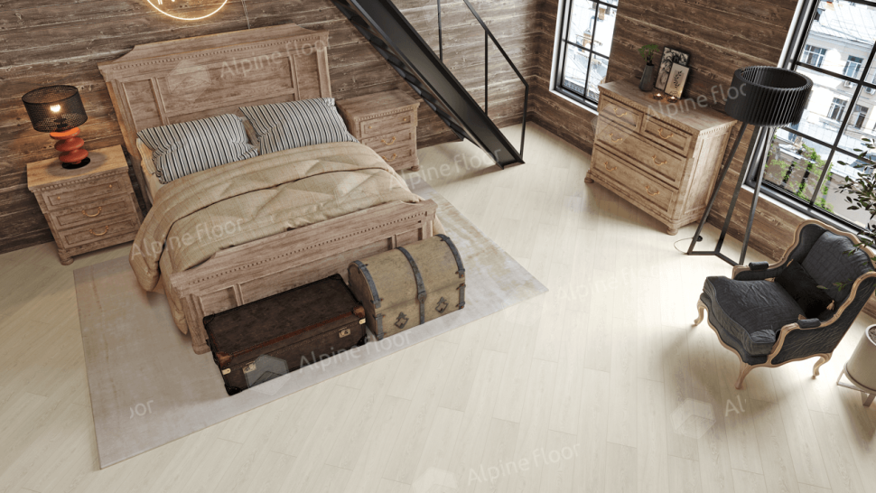 Кварц-винил Alpine floor Изящная классика (Classic Light) 134-77 Дуб Арктик 