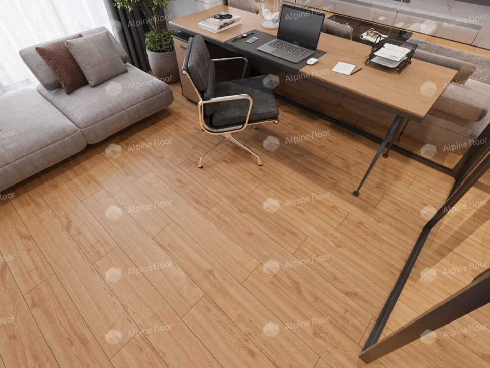 Кварц-винил Alpine floor Изящная классика (Classic Light) 162-77 Дуб классический
