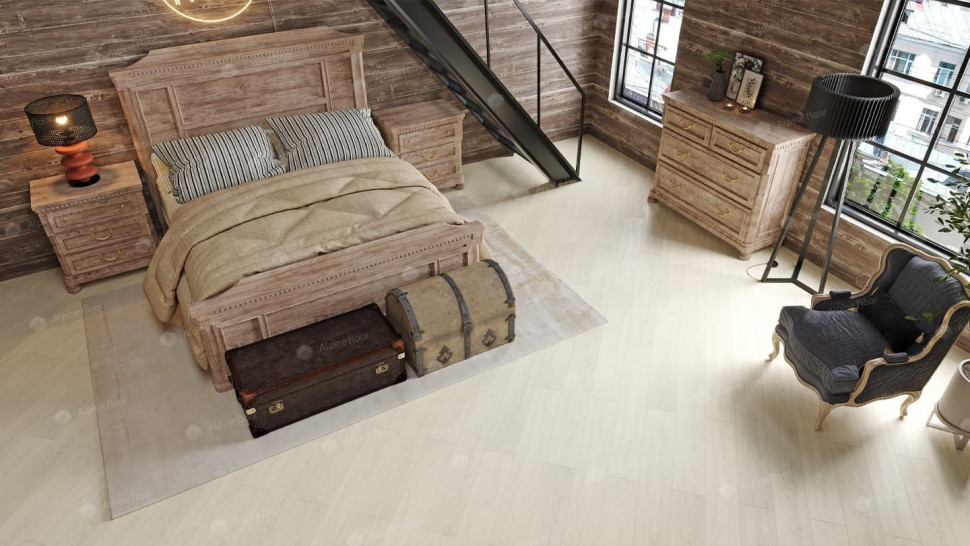 Кварц-винил Alpine floor Классика 134-7 Дуб Арктик MC 