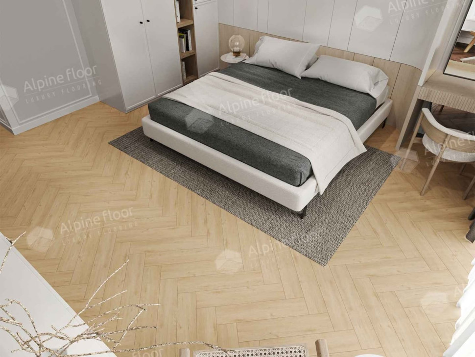 Кварц-винил Alpine floor Parquet LVT 16-26 Дуб Лесат