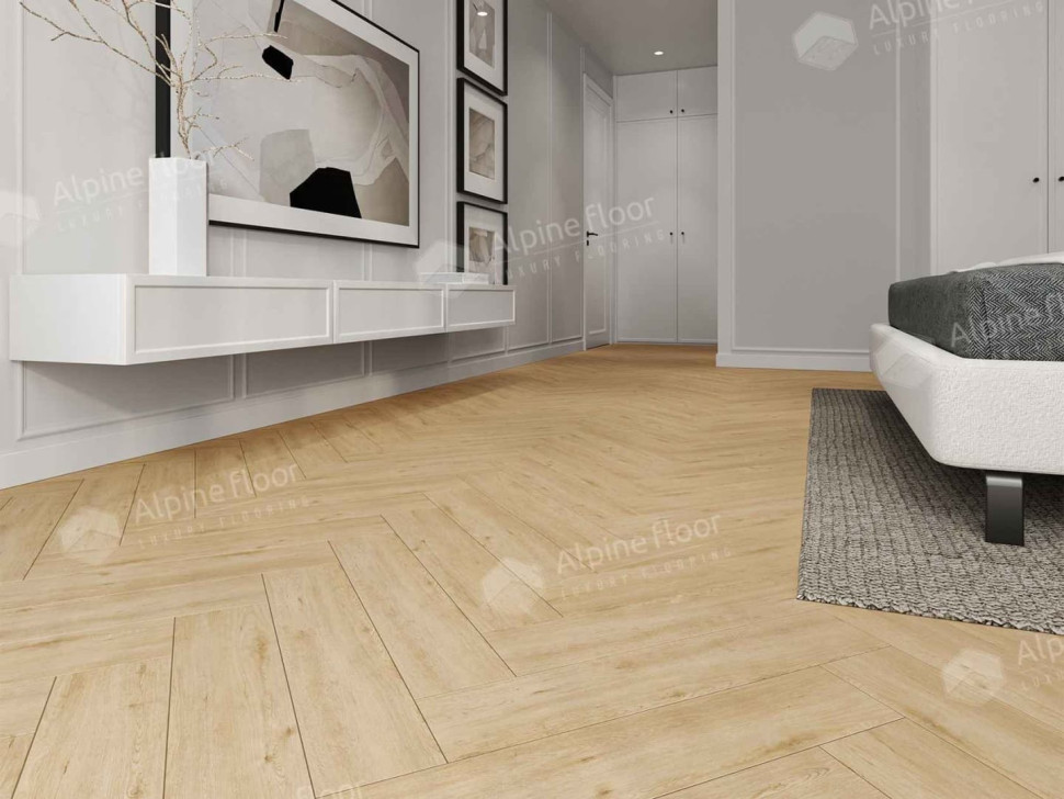 Кварц-винил Alpine floor Parquet LVT 16-26 Дуб Лесат