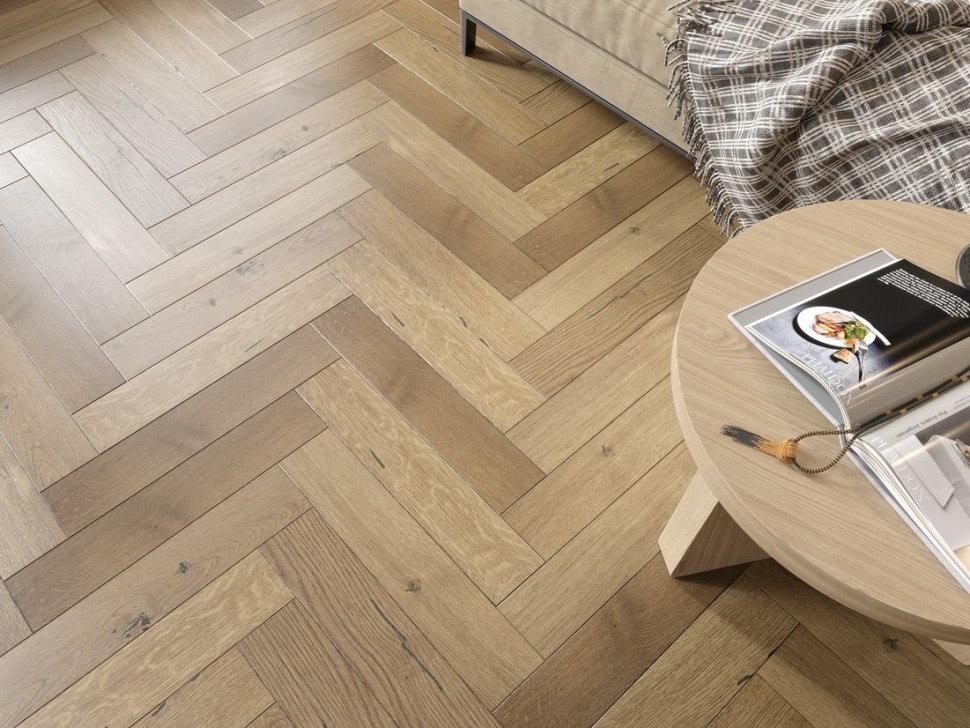 Инженерная доска Eppe Lerum Английская елка LR1906 Дуб Milk