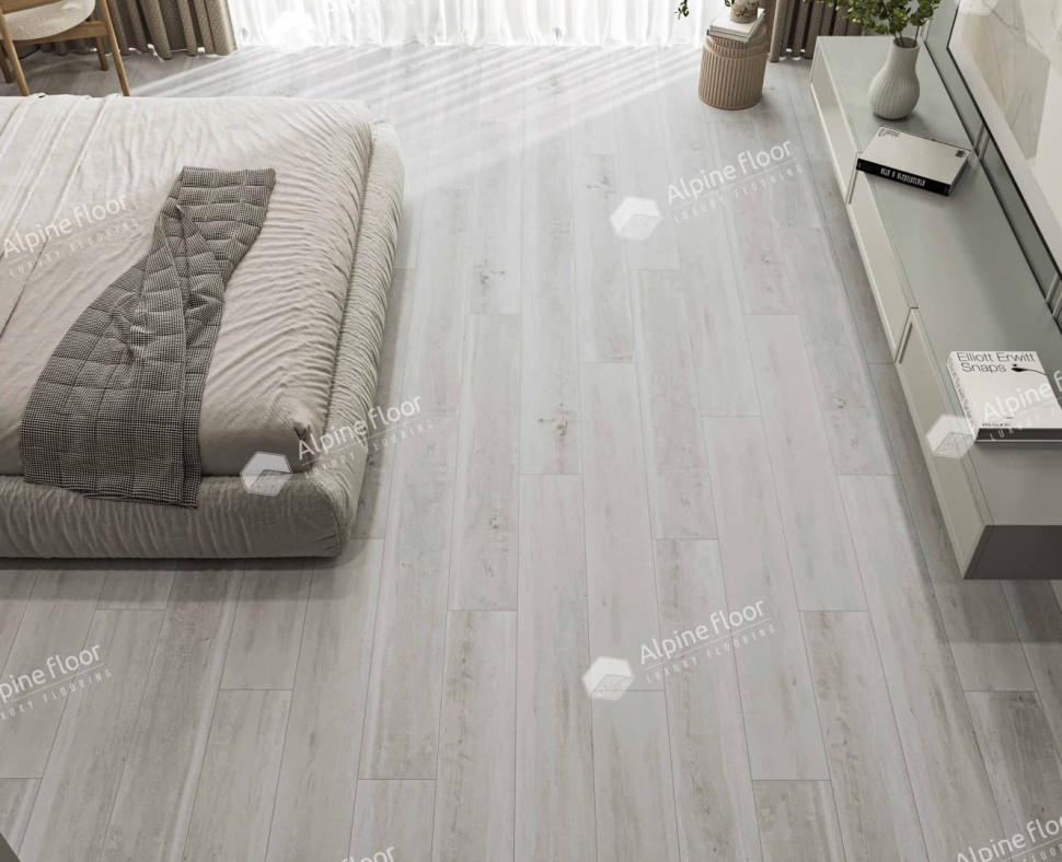 Кварц-винил Alpine floor Изящная классика (Classic Light) 182-88 Дуб Выбеленный