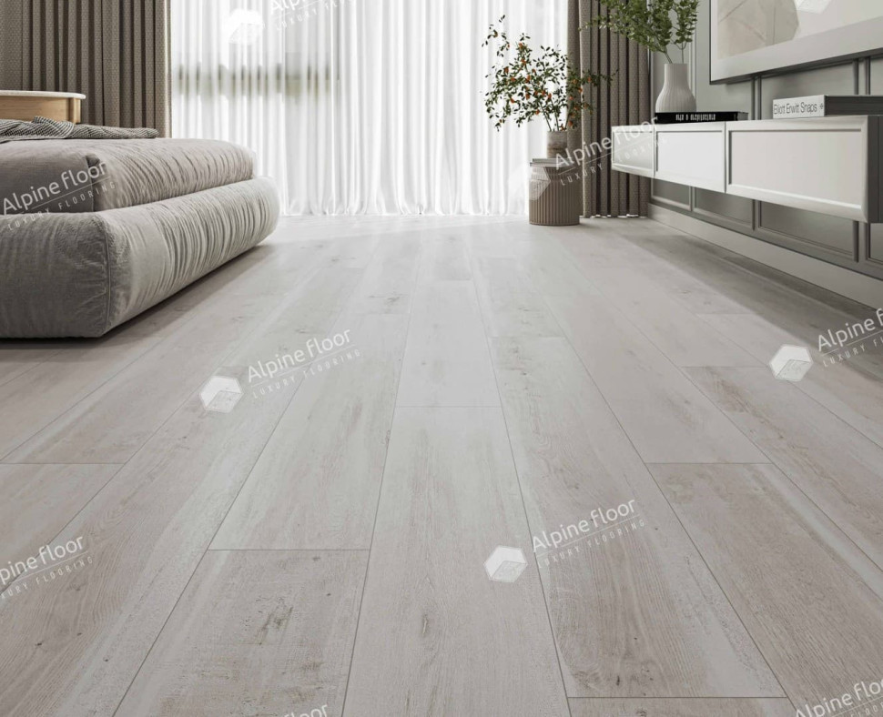 Кварц-винил Alpine floor Изящная классика (Classic Light) 182-88 Дуб Выбеленный