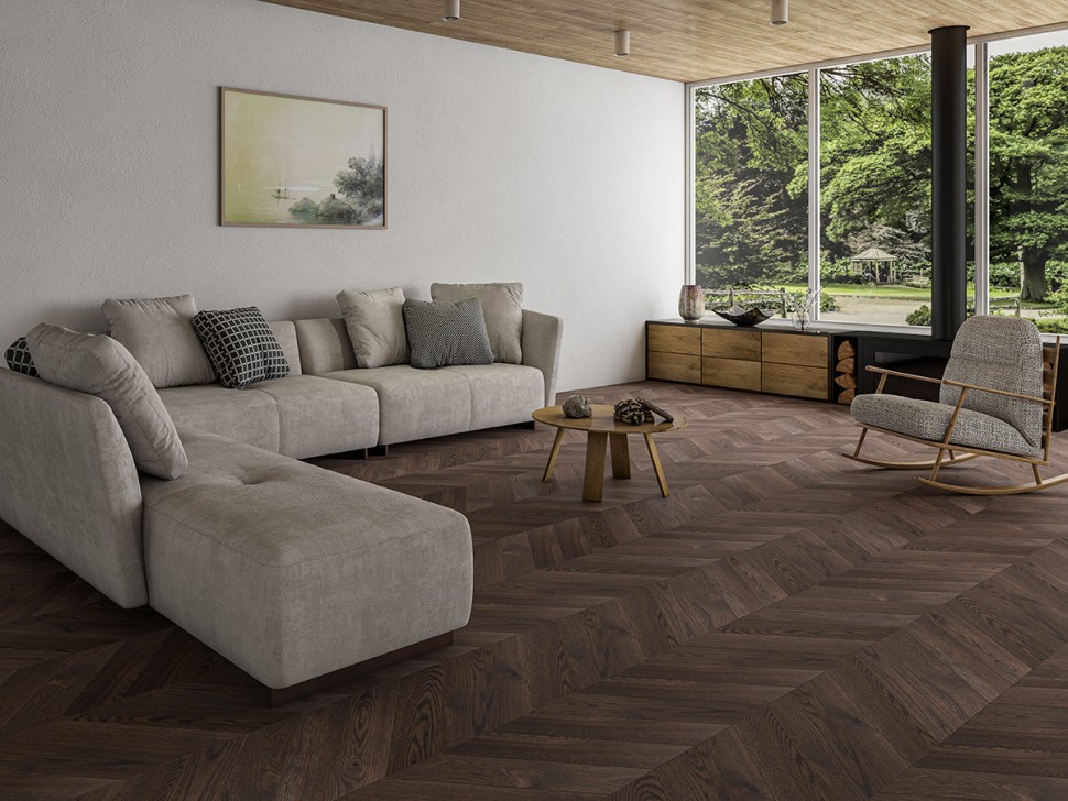 Инженерная доска Gran Parte Мокачино Французская ёлка