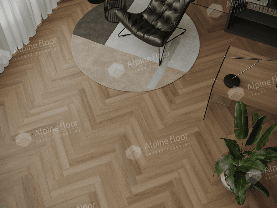 Кварц-винил Alpine floor Parquet LVT 16-29 Дуб Батейн