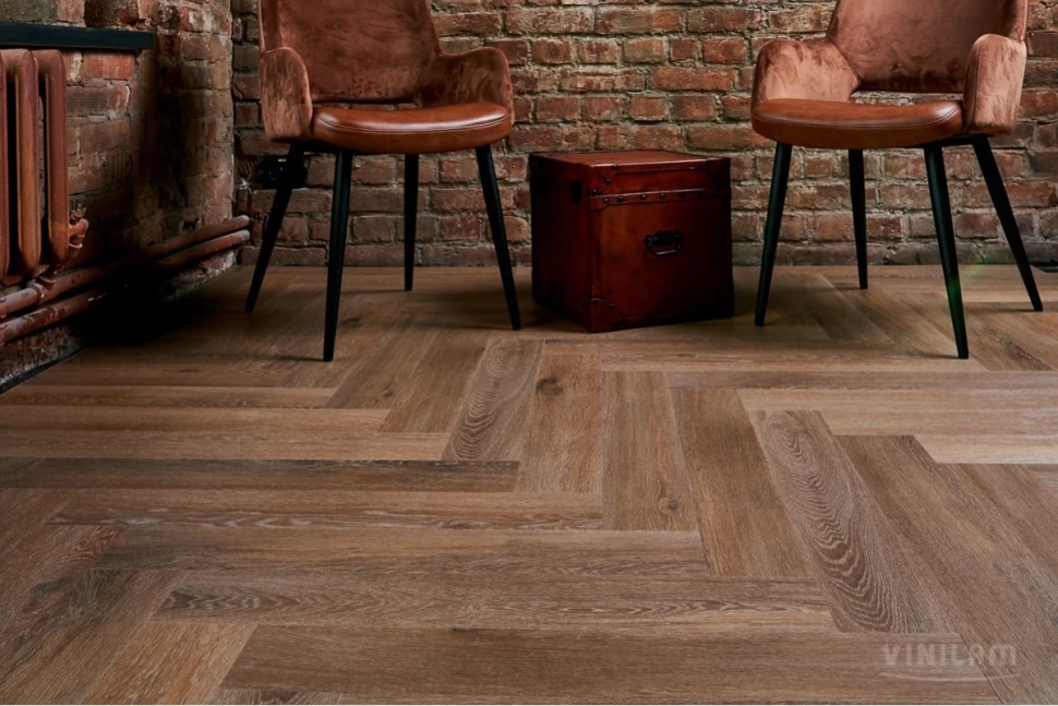 Кварц-винил Vinilam Parquet Herringbone Glue GD11199 ВенецианскийПаркет 