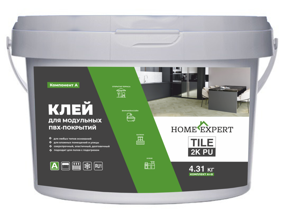 Клей Home Expert TILE 2K PU 4,31 кг