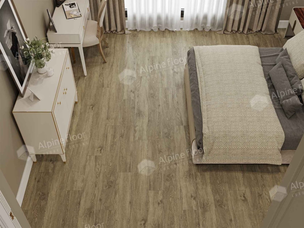 Кварц-винил Alpine floor Гранд секвойя LVT 11-1102 Маслина
