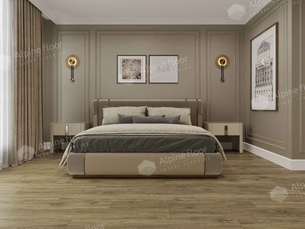 Кварц-винил Alpine floor Гранд секвойя LVT 11-1102 Маслина