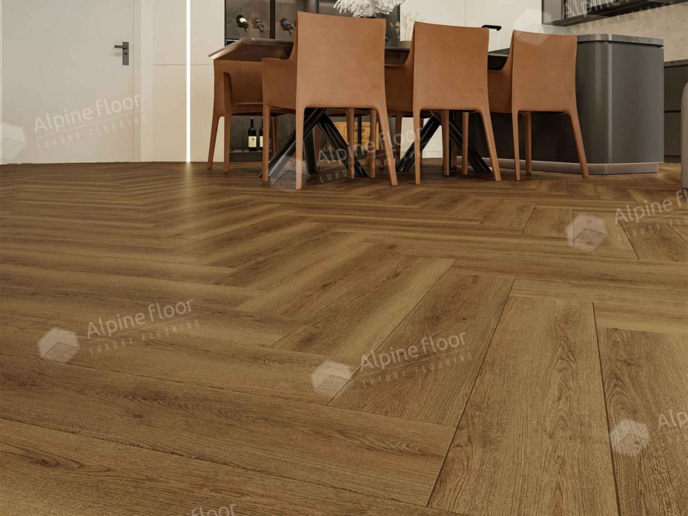 Кварц-винил Alpine floor Паркет LVT 16-31 Дуб Капелла