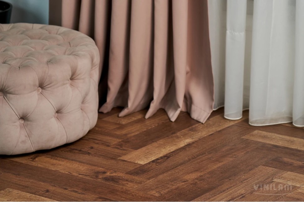 Кварц-винил Vinilam Parquet Herringbone Glue GD11177 Версальский Паркет 