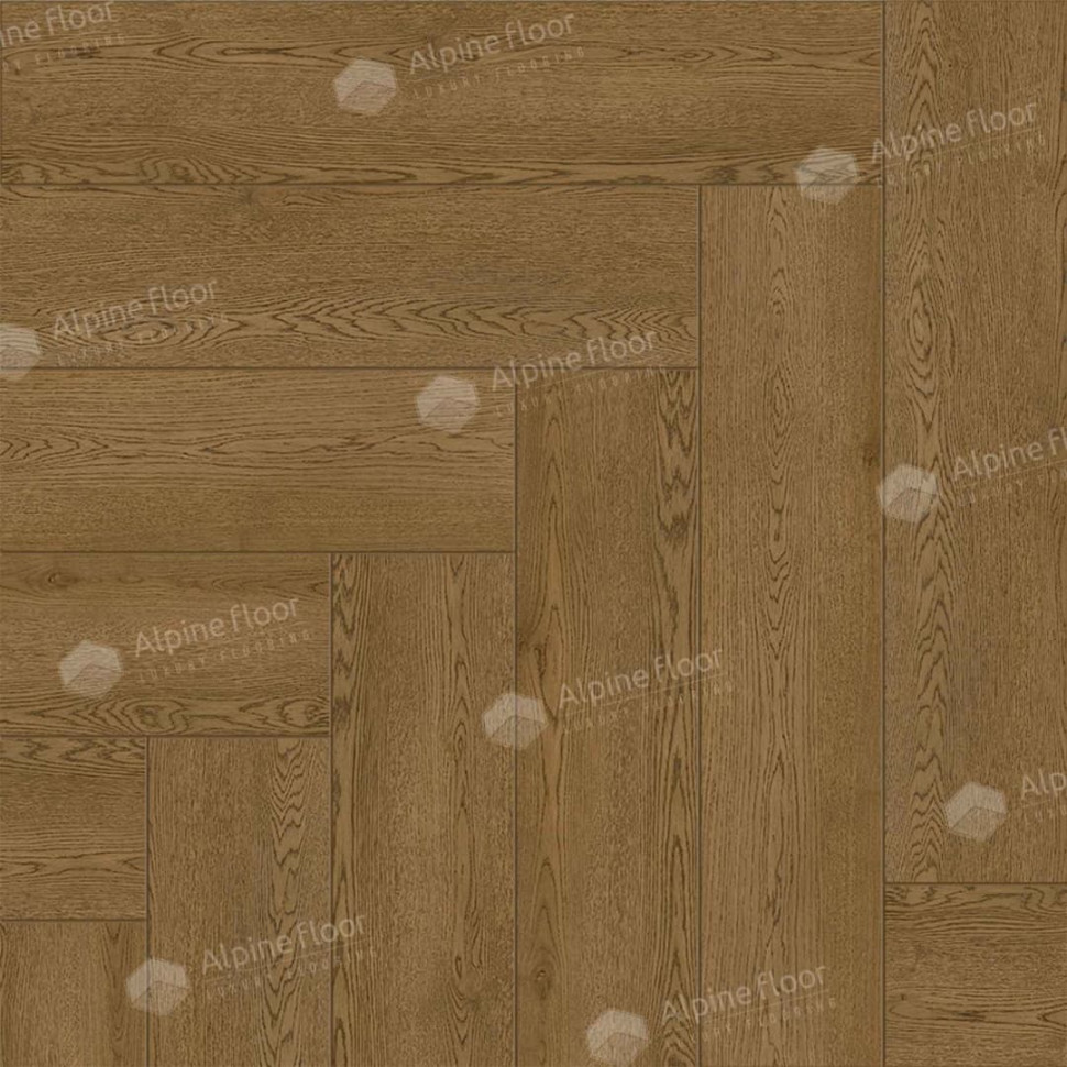 Кварц-винил Alpine floor Паркет LVT 16-32 Дуб Селена