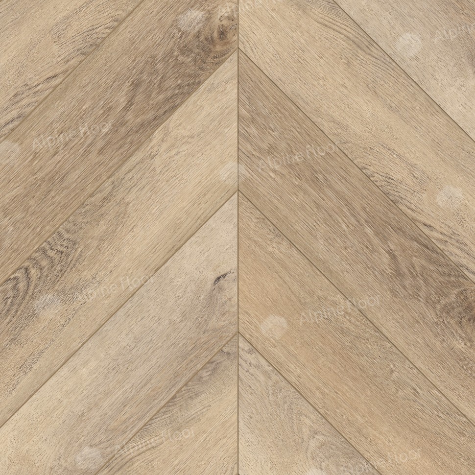Кварц-винил Alpine floor Chevron LVT 20-6 Дуб Синистра