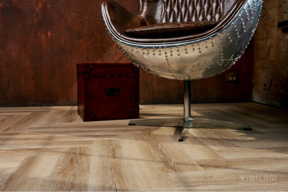 Кварц-винил Vinilam Parquet Herringbone Glue GD11166 Классический Паркет 