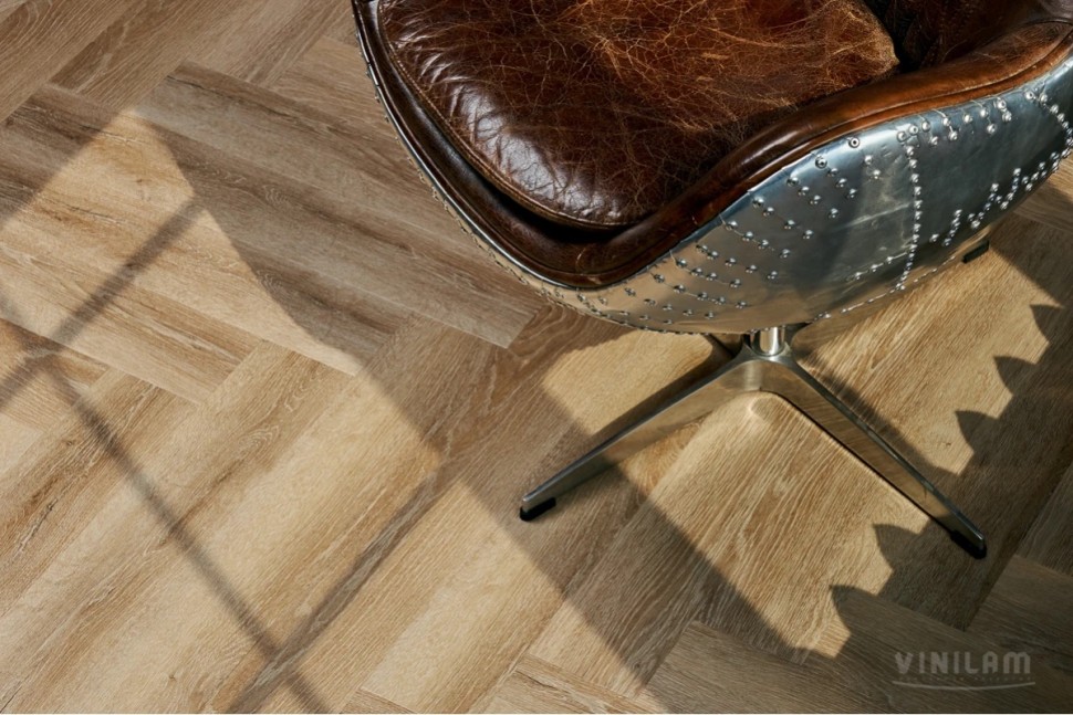 Кварц-винил Vinilam Parquet Herringbone Glue GD11166 Классический Паркет 