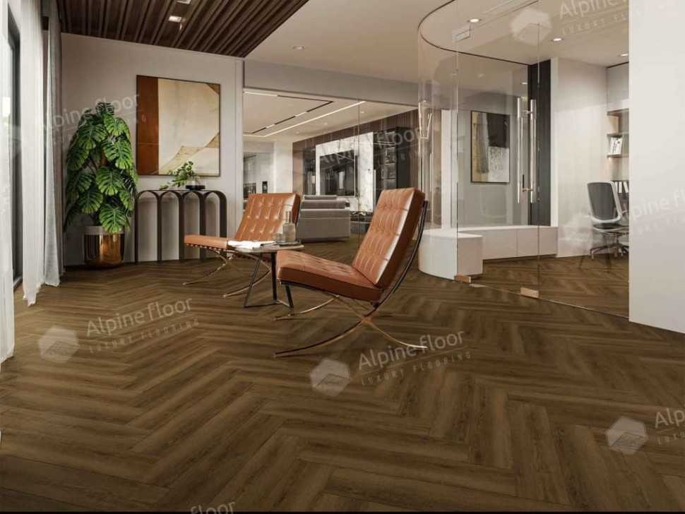 Кварц-винил Alpine floor Паркет LVT 16-33 Дуб Далим