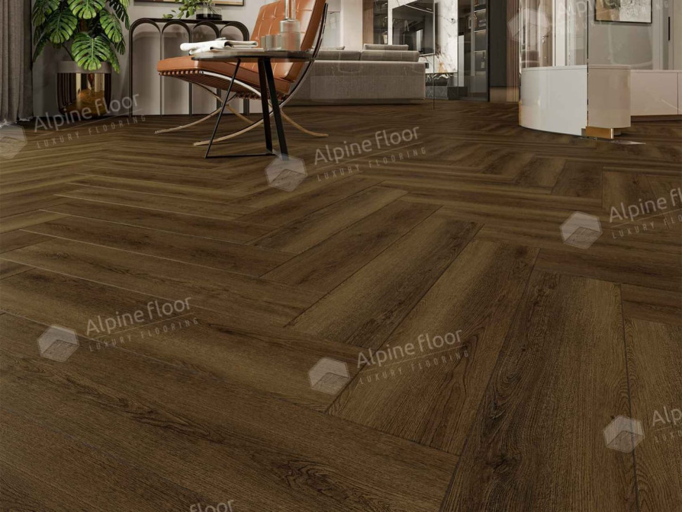 Кварц-винил Alpine floor Паркет LVT 16-33 Дуб Далим