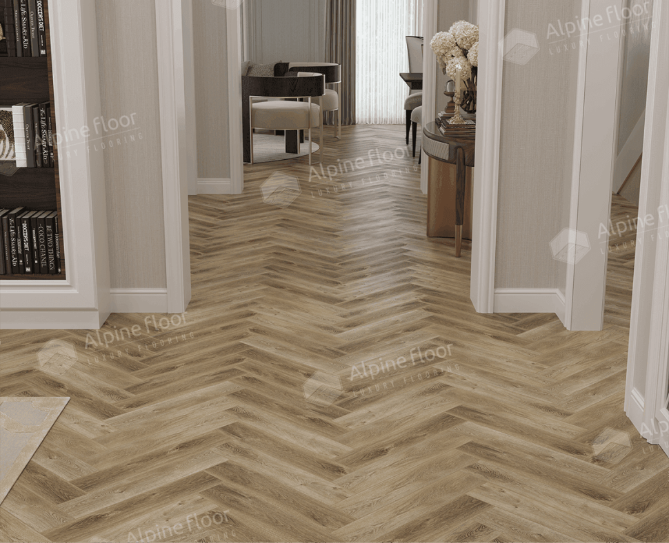 Кварц-винил Alpine floor Паркет LVT 16-35 Дуб Целата