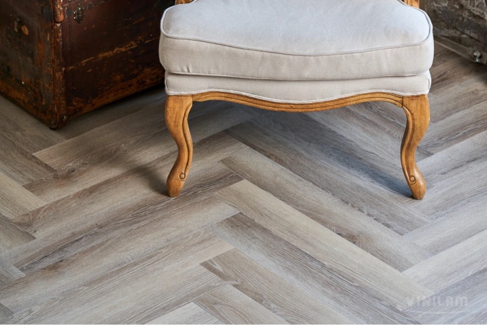 Кварц-винил Vinilam Parquet Herringbone Glue GD11122 Эрмитаж Паркет 