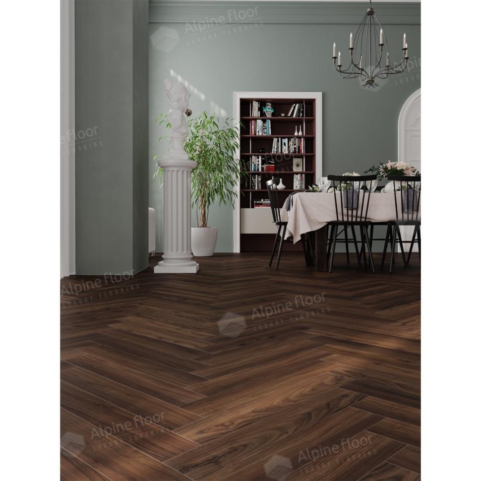 Ламинат Alpine floor Original Herringbone 12 105-14  Дуб Абруццо