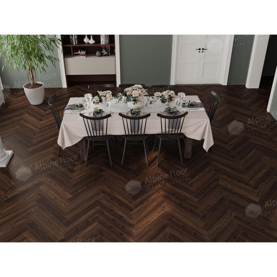 Ламинат Alpine floor Original Herringbone 12 105-14  Дуб Абруццо