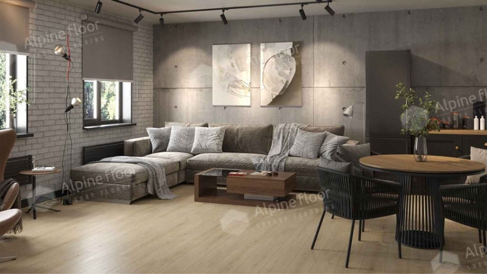 Кварц-винил Alpine floor Гранд секвойя LVT 11-2602 Кипарисовая