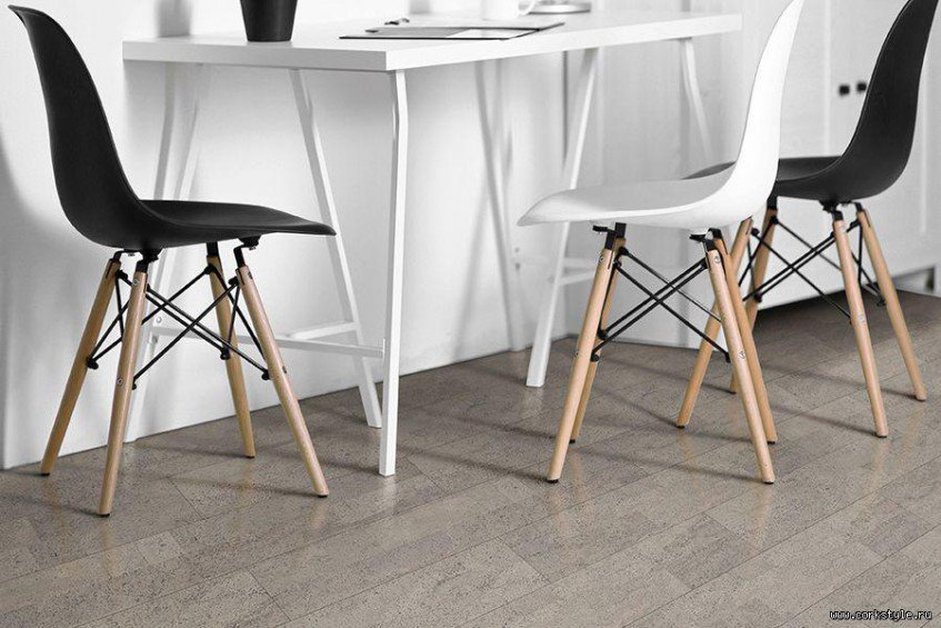 Пробковые полы Corkstyle CorkPRO P06057 Fantasie Smoke