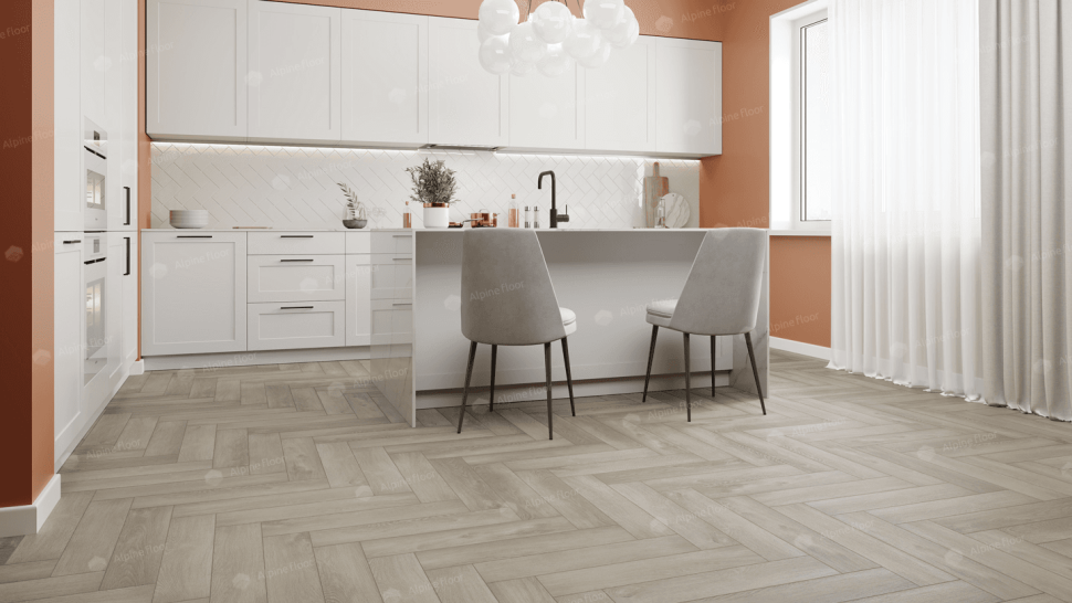 Кварц-винил Alpine floor Премиальный паркет (Parquet Premium) 19-1 Дуб Фантазия