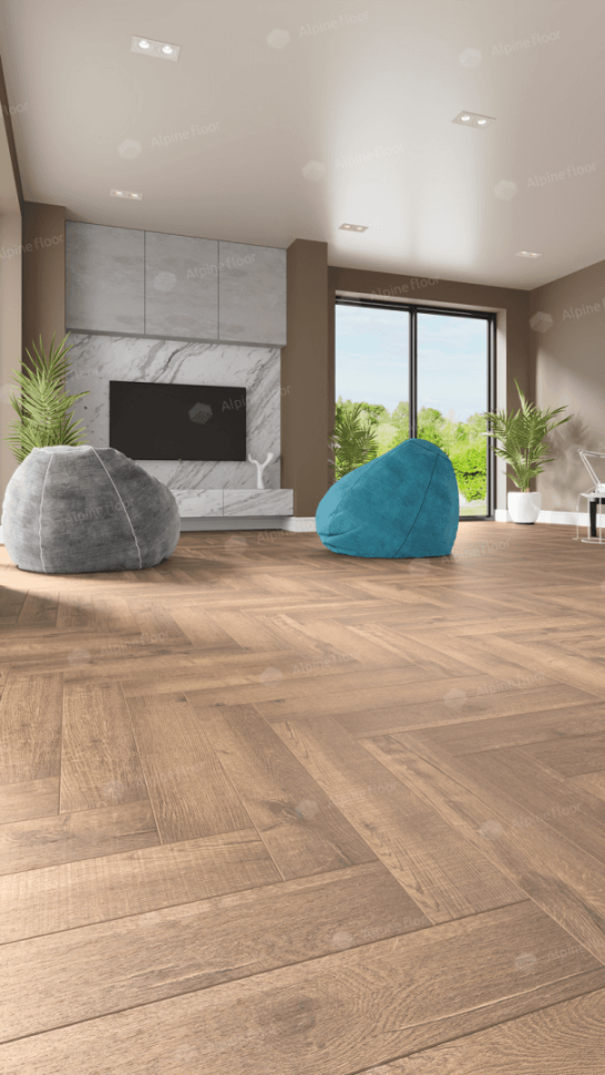 Кварц-винил Alpine floor Премиальный паркет (Parquet Premium) 19-2 Дуб Royal