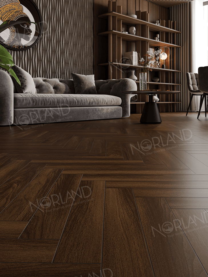 Ламинат Norland Herringbone Elegant Strong 304-22 Дуб Треско