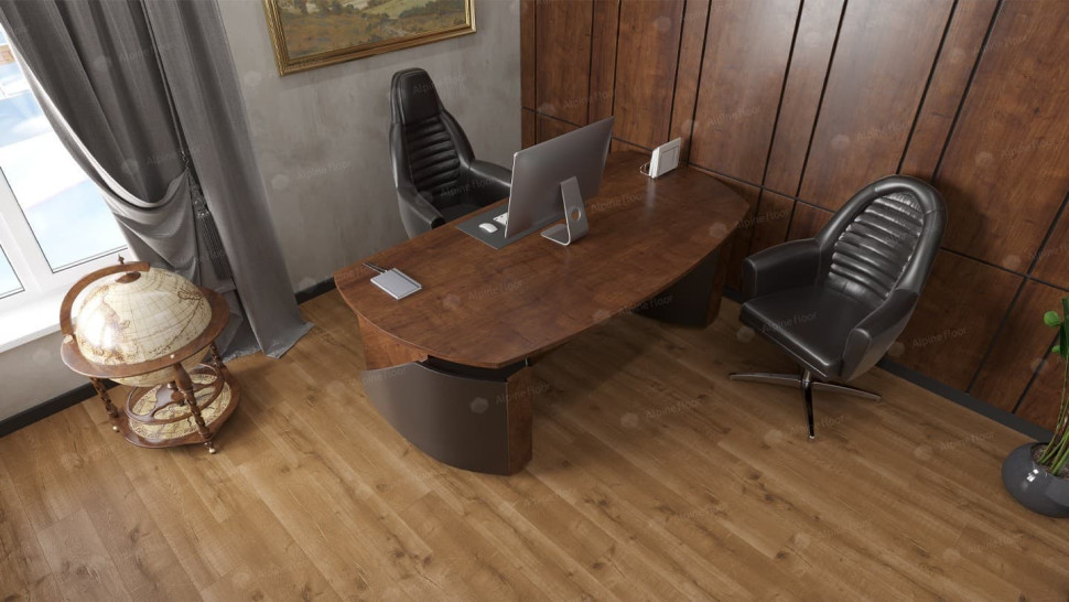 Кварц-винил Alpine floor Real Wood 2-1 Дуб Royal