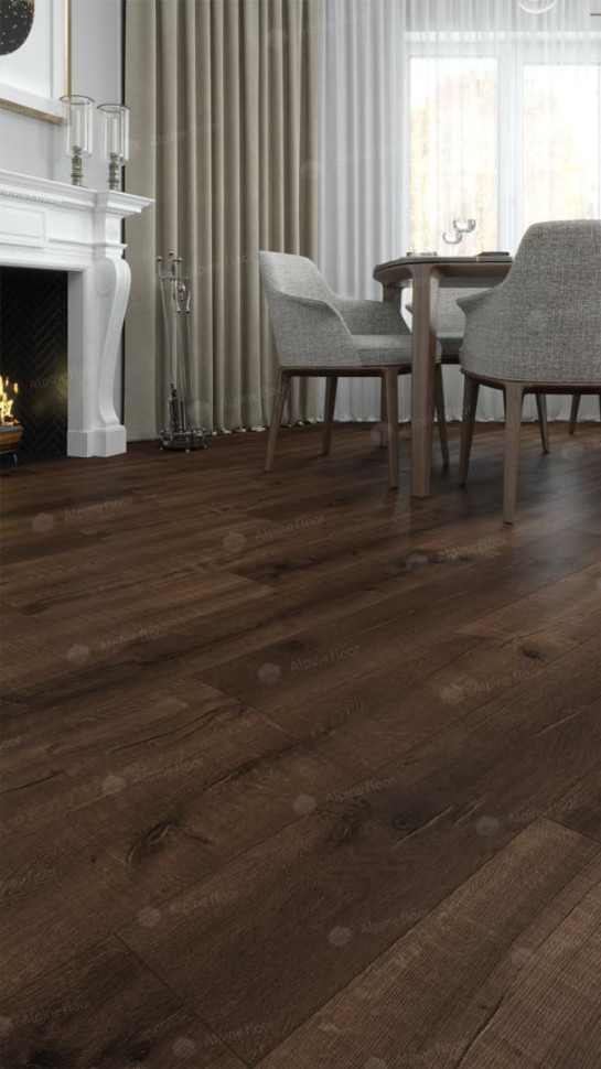 Кварц-винил Alpine floor Real Wood 2-2 Дуб Мокка