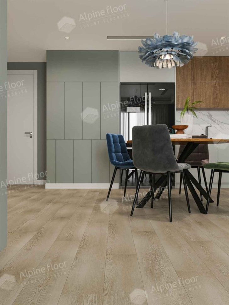 Кварц-винил Alpine floor Гранд секвойя LVT 11-1802 Шварцевальд